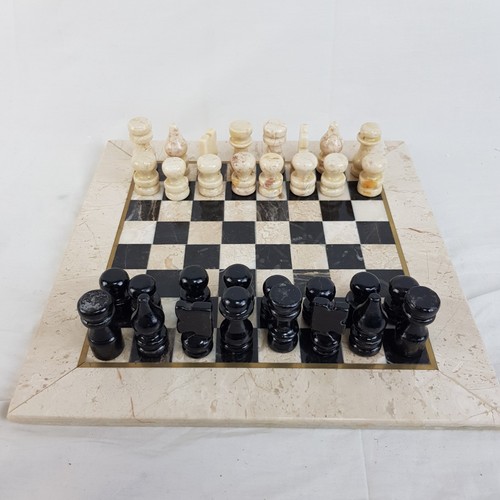Marble chess set - set, inch