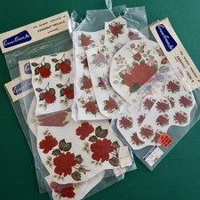 Vtg Ceramic Decals Mixed Media