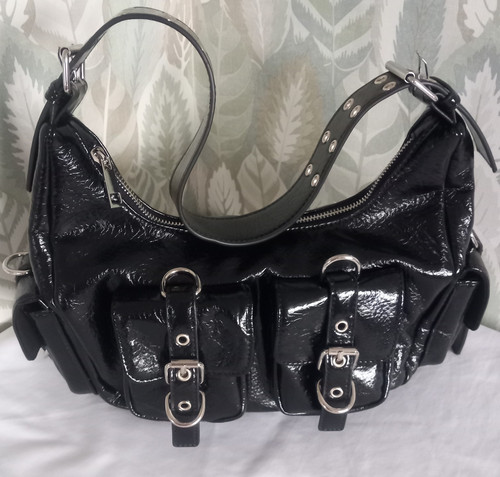Topshop black patent - topshop,