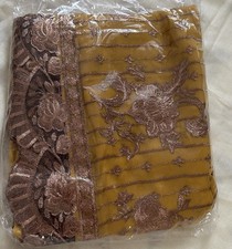 Unstitched Kameez Front, Back And Dupata embroidered suit, Chiffon