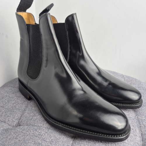 Loake 290b black - black, leather