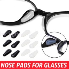 6 Pairs Anti-slip Silicone Stick On Nose Pads For Eyeglasses Sunglasses Glasses