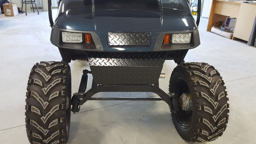Black front bumper shock - black,