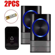 Wireless Door Bells Waterproof 1000ft Long Range Plug in Home Cordless Doorbell