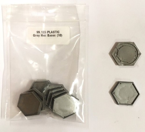 Battletech plastic hex bases - plastic,