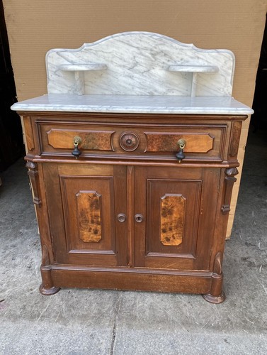 Victorian walnut marble top - victorian,