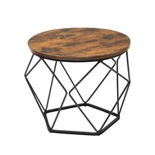 SG Traders Diamond Coffee Table - Robust Steel Frame Round Coffee Tables