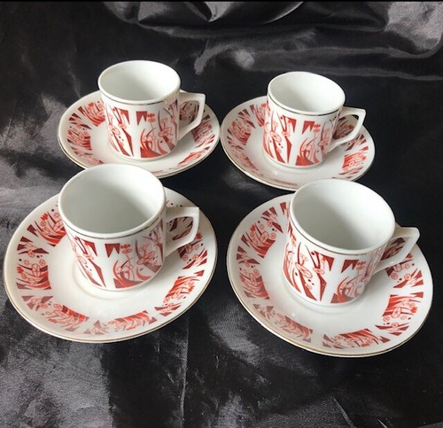 Set cups and saucers coffee - cups,