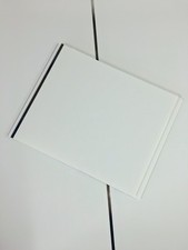 10 Gloss White Chrome Inset