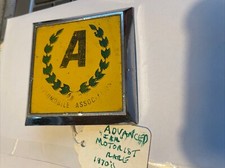 VINTAGE  1970’s AA BADGE-Institute Advanced Motorists Rarer Harder To Find Badge