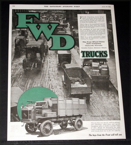 1919 old magazine - print, ad