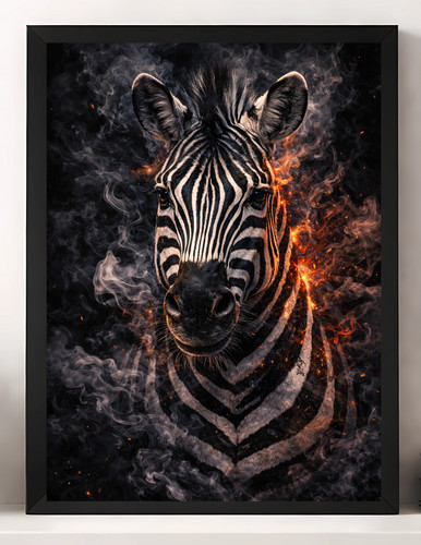 Zebra wildlife animals - wildlife, smoke