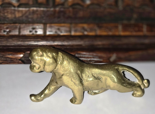 Small vintage solid brass - small,