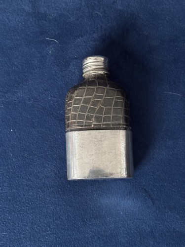 Small antique glass leather - glass,