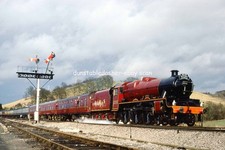 6 x 35mm RAILWAY SLIDES: PRESERVED LMS STEAM 1975/85-88