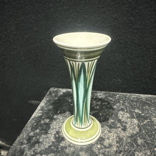 Jersey pottery fluted bud - fluted, vase