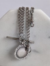 Solid Silver Double Albert