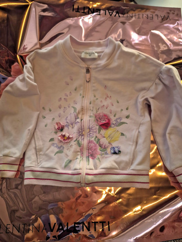 Monnalisa floral embroidery - floral,