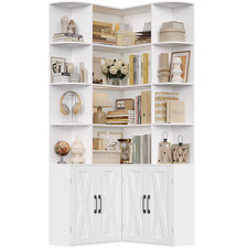 Corner Bookshelf Tall 6 Tier