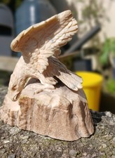 Hand carved deer antler - hand, horn