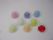10 x Rose Flower Shaped