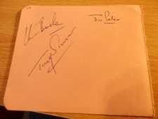 JIM PETERS / DON BRAGG/CHRIS BRASHER  + OTHER ATHLETES - AUTOGRAPHS