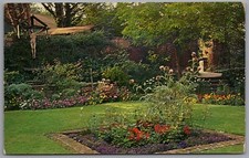 WALSINGHAM Garden of The Holy Shrine Lady of Walsingham Norfolk Postcard Posted 