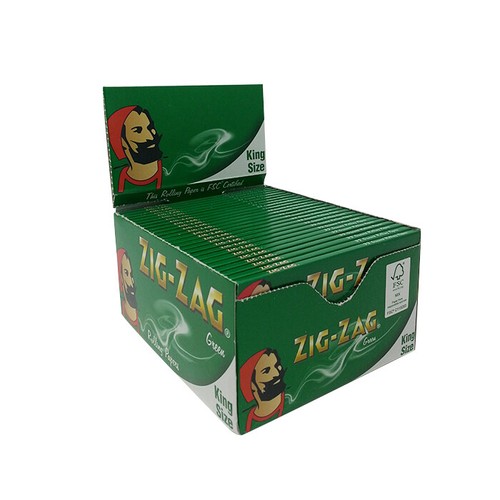 Zig zag king size green - zig,