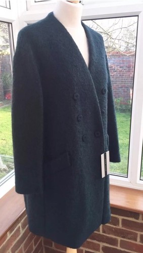 Zara dark teal green wool - dark, &