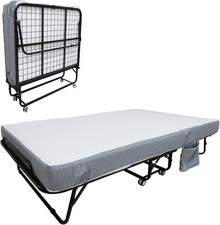 Portable Folding Bed with 5''