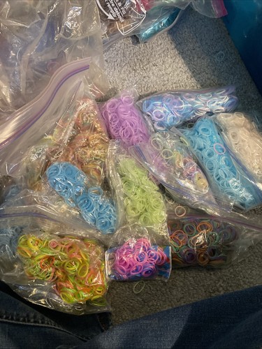Rainbow loom lot bags of - lot, 12