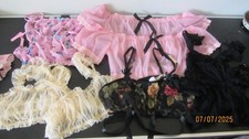 JOB LOT  9  ITEMS  TOPS /BRAS  ETC  NEW   SIZE SEE LISTING            JL 40
