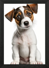 Jack Russell Terrier 01 Framed