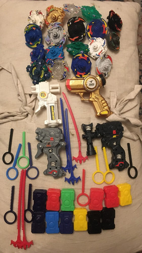 Mini beyblade ripcord launcher - mini,