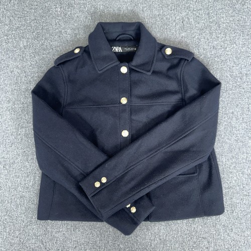 Zara womens jacket small - small, navy
