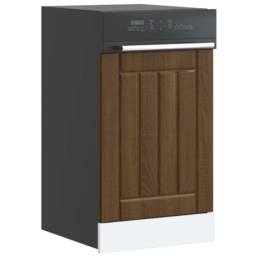 Dishwasher door panel brown