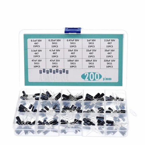200pcs electrolytic capacitor - electrolytic,