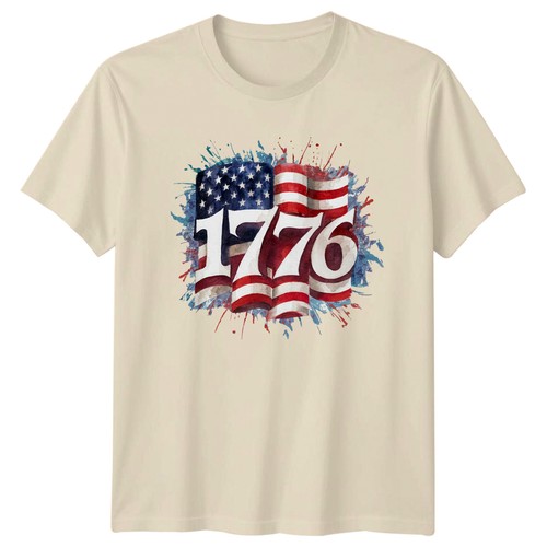 American flag shirt - flag, 1776