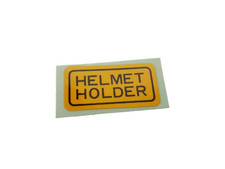 Decal Yellow Sticker Helmet