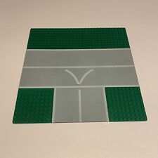 Vintage Lego 1980s Road Base Plate Boards 32 x 32 Studs 10" Junction Dark Green