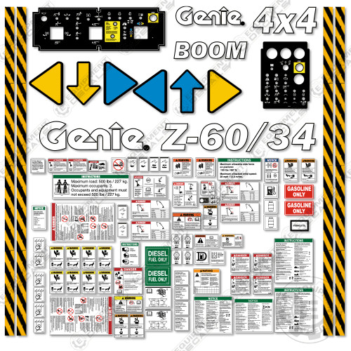 Fits genie decal - z-60/34,