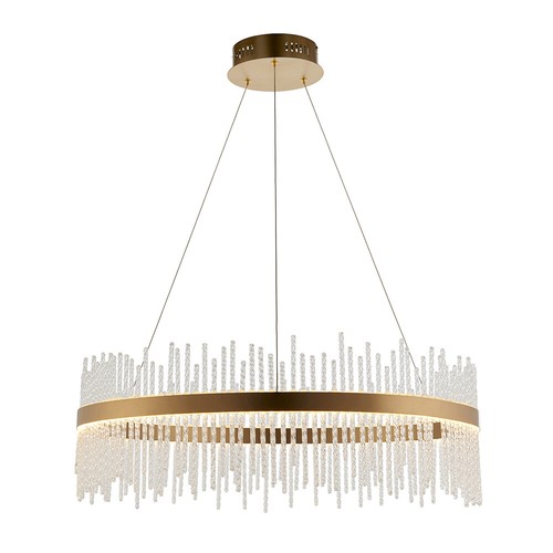 Brushed gold ceiling pendant - brushed,