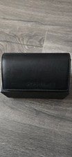 CHANEL Sunglasses Case, Quilted & Padded. Black Leather. Authentic.CASE ONLY
