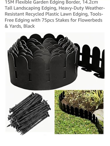 15m flexible plastic landscape - flexible,