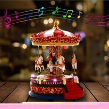 Christmas Carousel Figurines