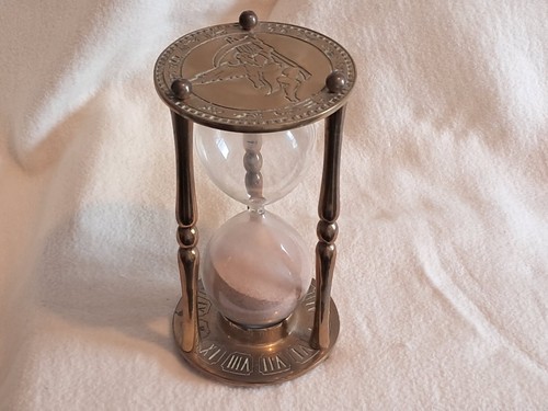 Vintage brass glass - glass, zodiac