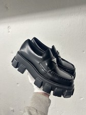 Prada Leather Triangle Logo