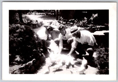 Vtg snapshot men in hats - vtg,