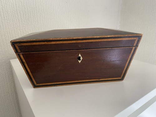 Antique tea caddy - antique,