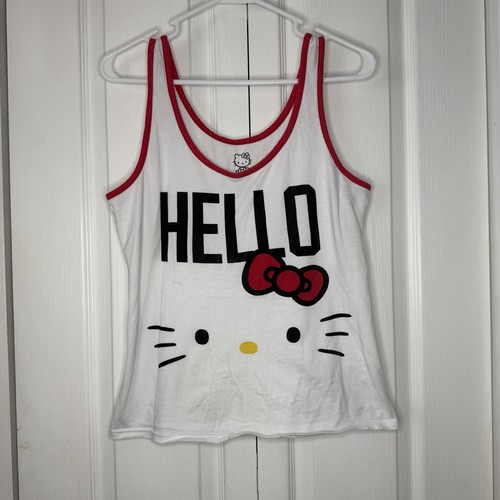 Hello kitty white - hello, top